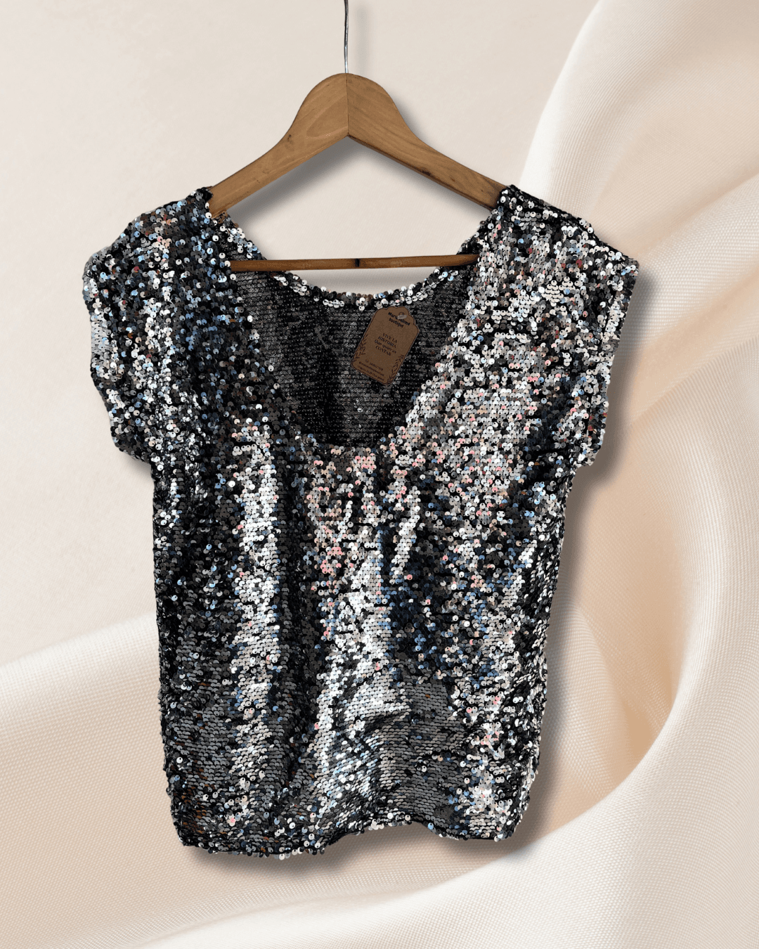 Blusa Con Lentejuelas 